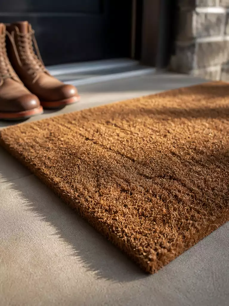 Traditional Coconut Coir Brush Mats