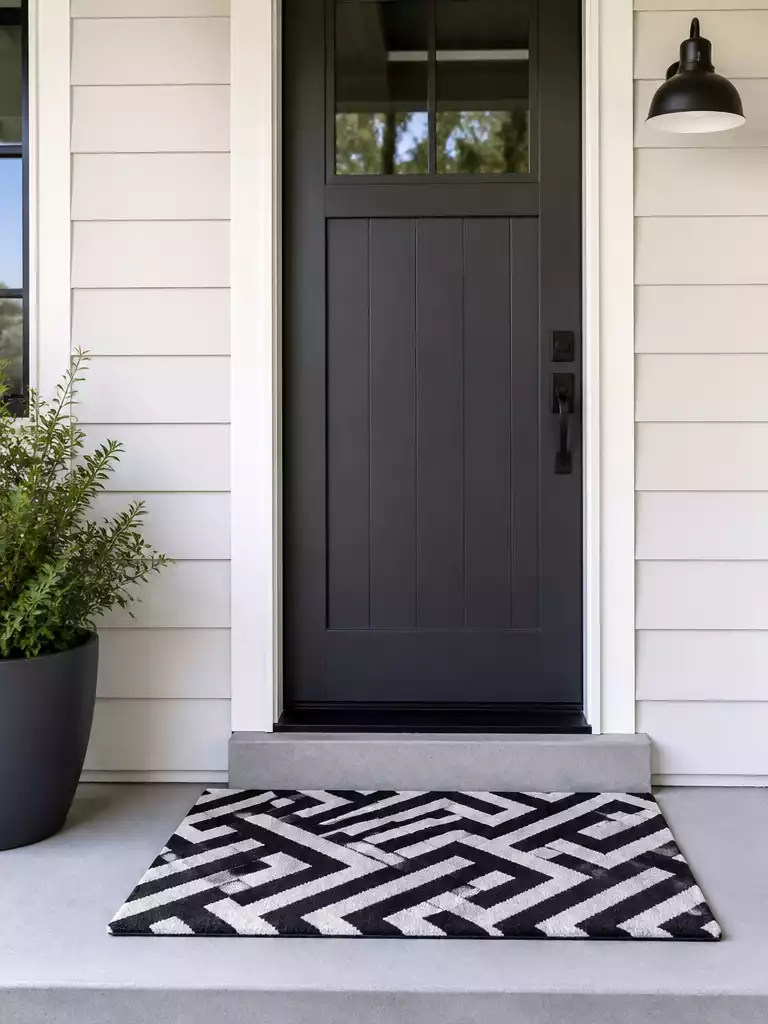 Bold Patterned Mat