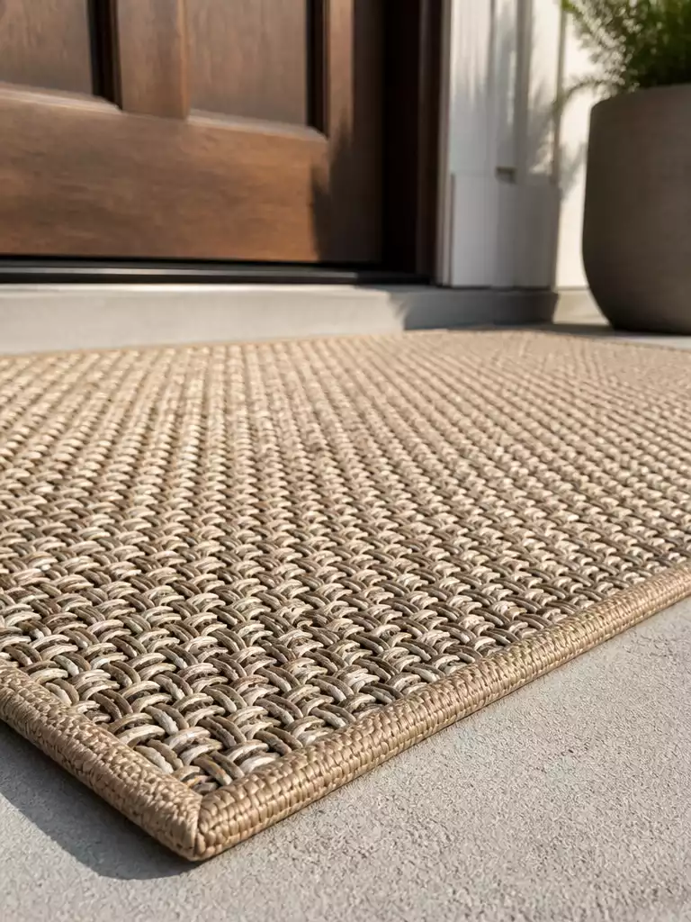 Woven Sisal-Look Synthetic Mats