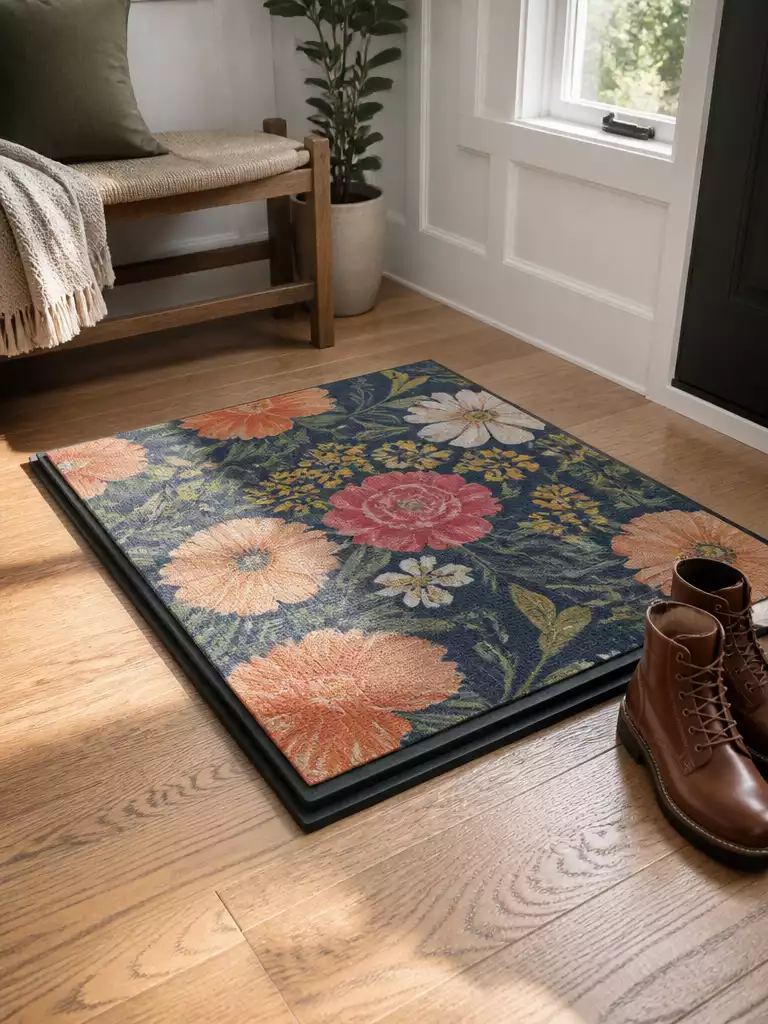 Ruggable Blossom Multicolor Doormat