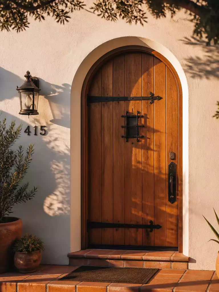 Arched Plank Door