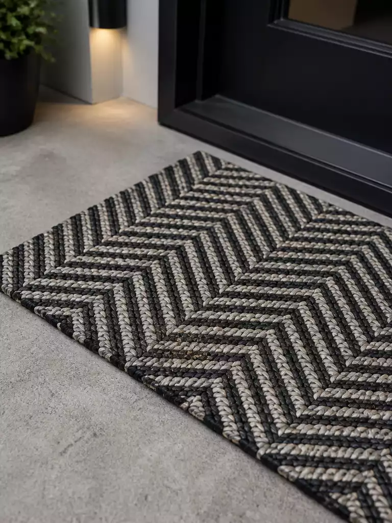 Herringbone Contrast Mat
