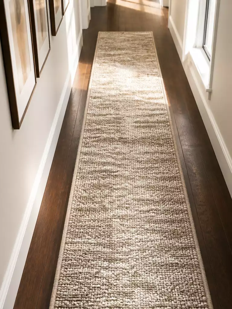 Neutral Toned Wool Mat