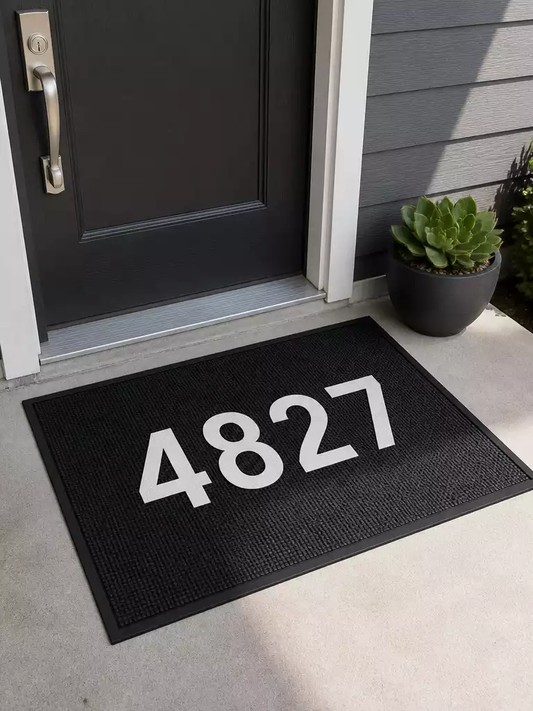 Address Number Mat