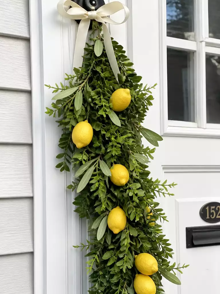 Lemon and Greenery Garland