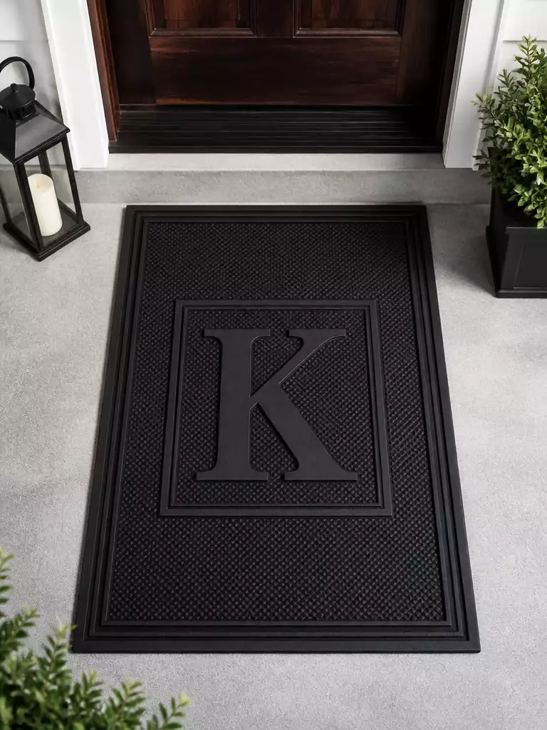Monogram Initial Mat