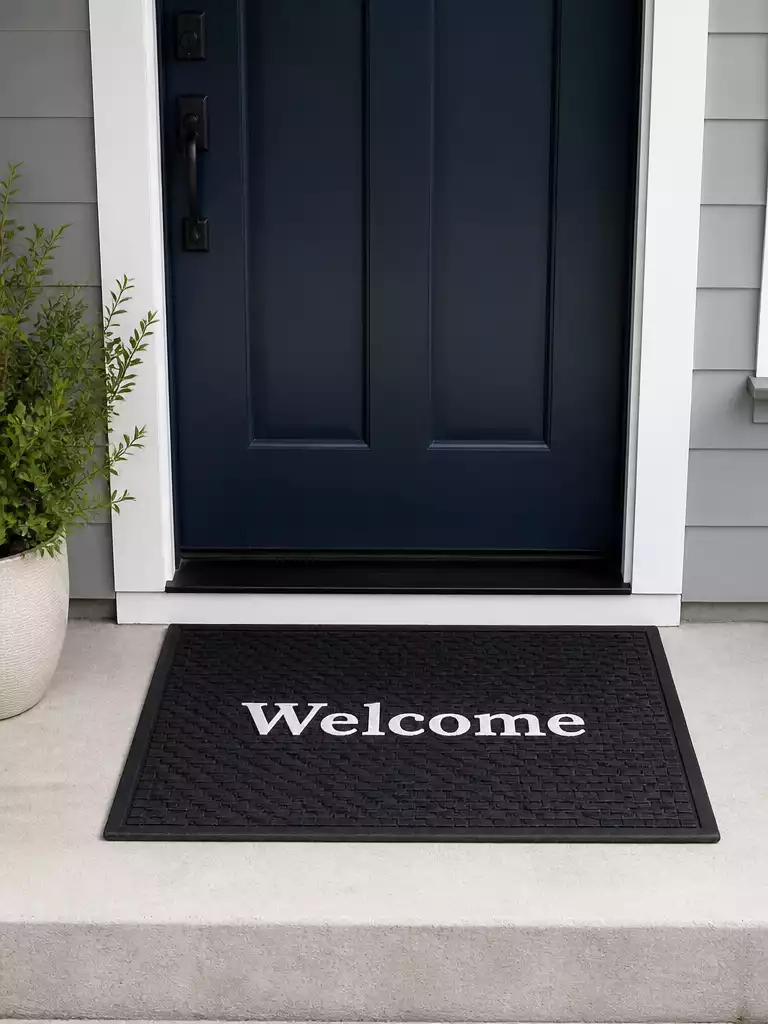 Bold Welcome Quote Mat