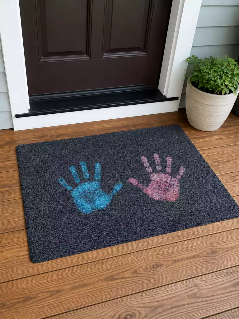 Kids Handprint Mat