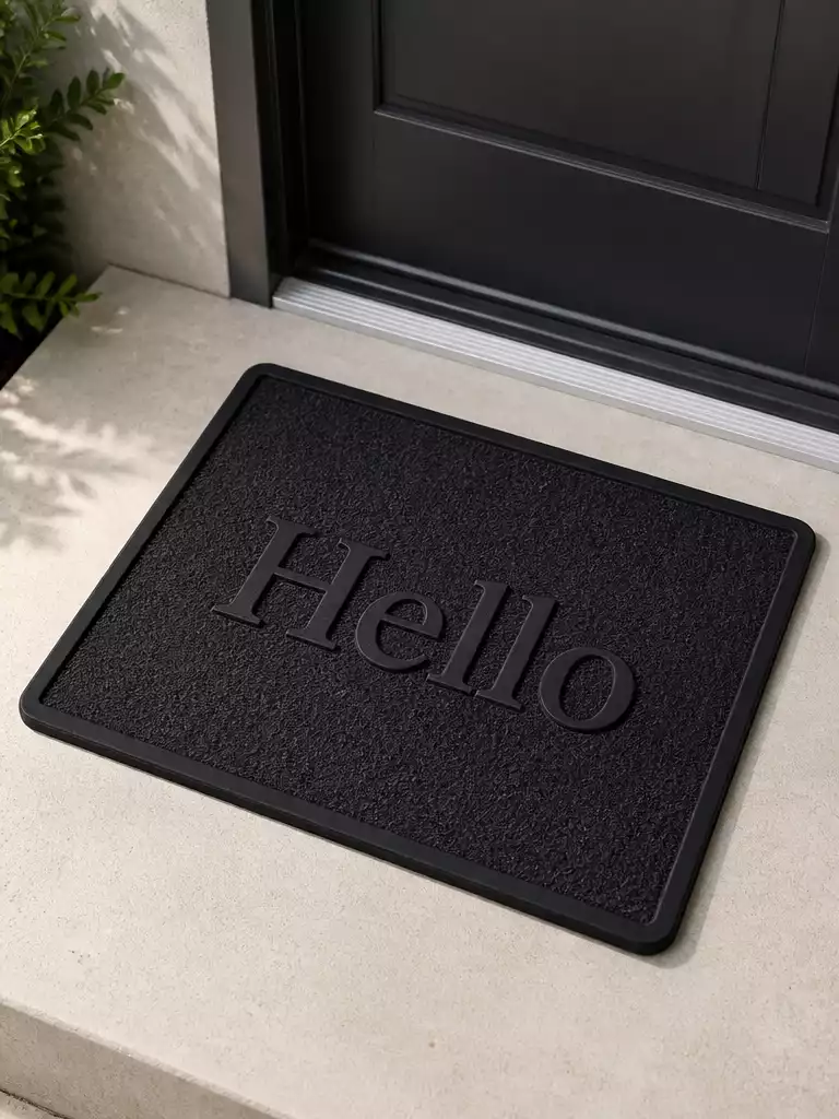 Bold Welcome Quote Mat