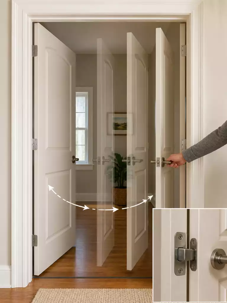 6. TEST THE DOOR THROUGH ITS FULL SWING