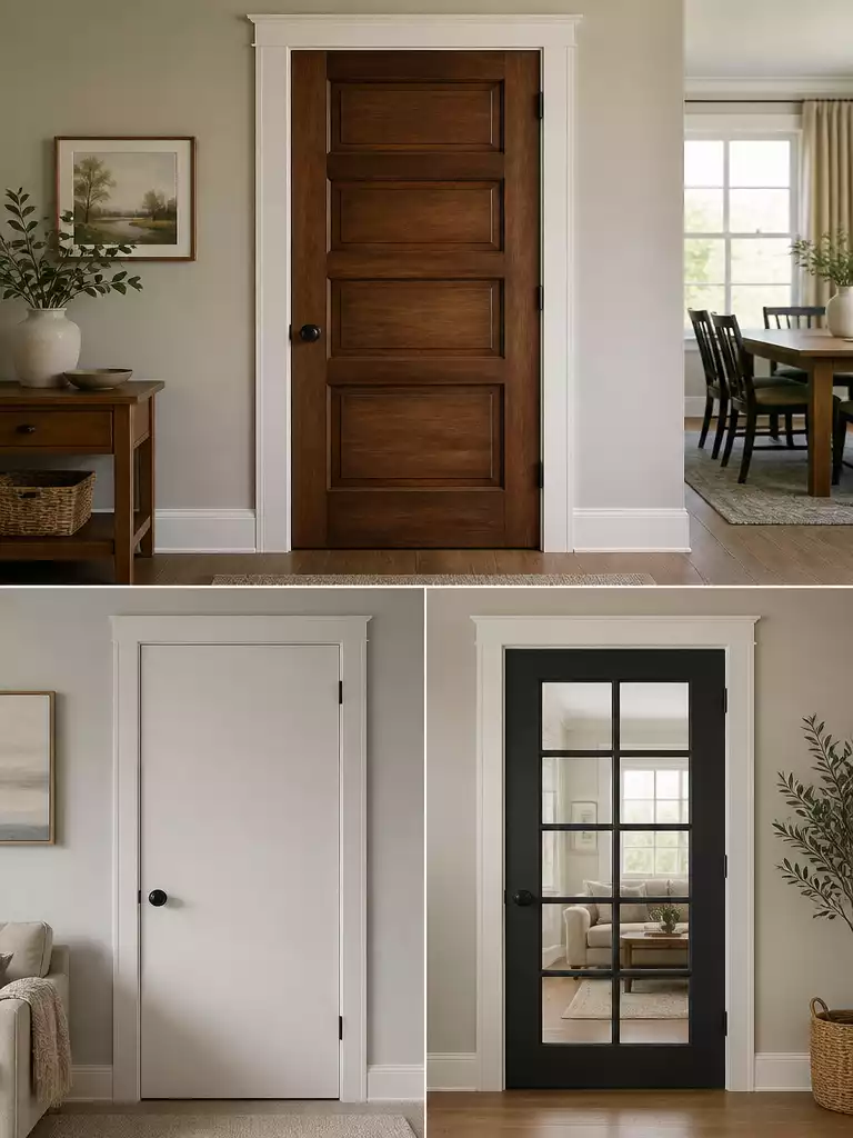 Choosing Between Panel, Flush, and Glazed Door Styles
