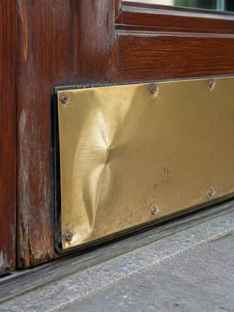 Cheap Looking Kick Plate