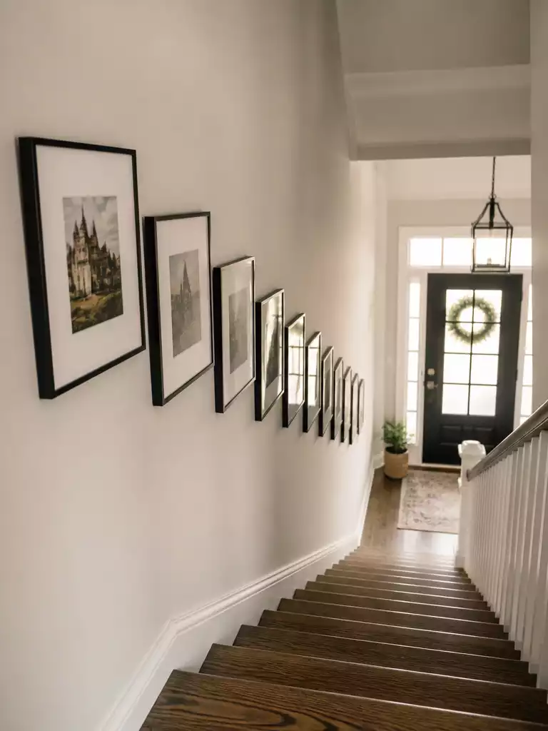 Art Up the Stair Wall