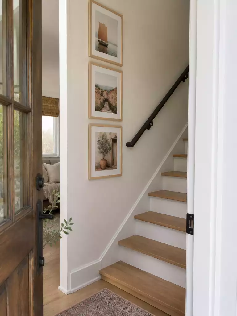 Art Up the Stair Wall